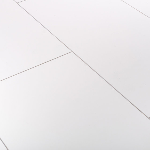Falquon Glamour 8mm High Gloss White Tile Effect 4v Laminate Flooring
